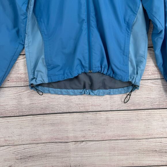 The North‎ Face Hydrenalite Full Zip Rain Jacket Women's Size Medium Blue - Picture 14 of 15